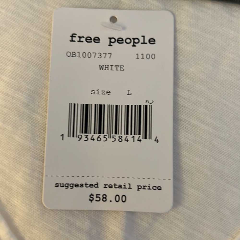 Free People Sienna Snap Cuff Long Sleeve Top (NWT) - Picture 11 of 13